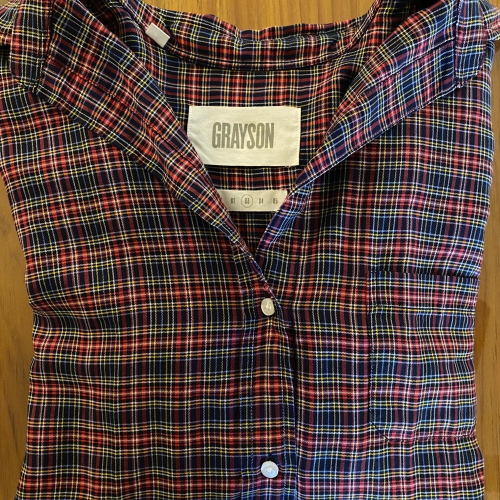 Grayson The Hero plaid shirt Size 3 M/L